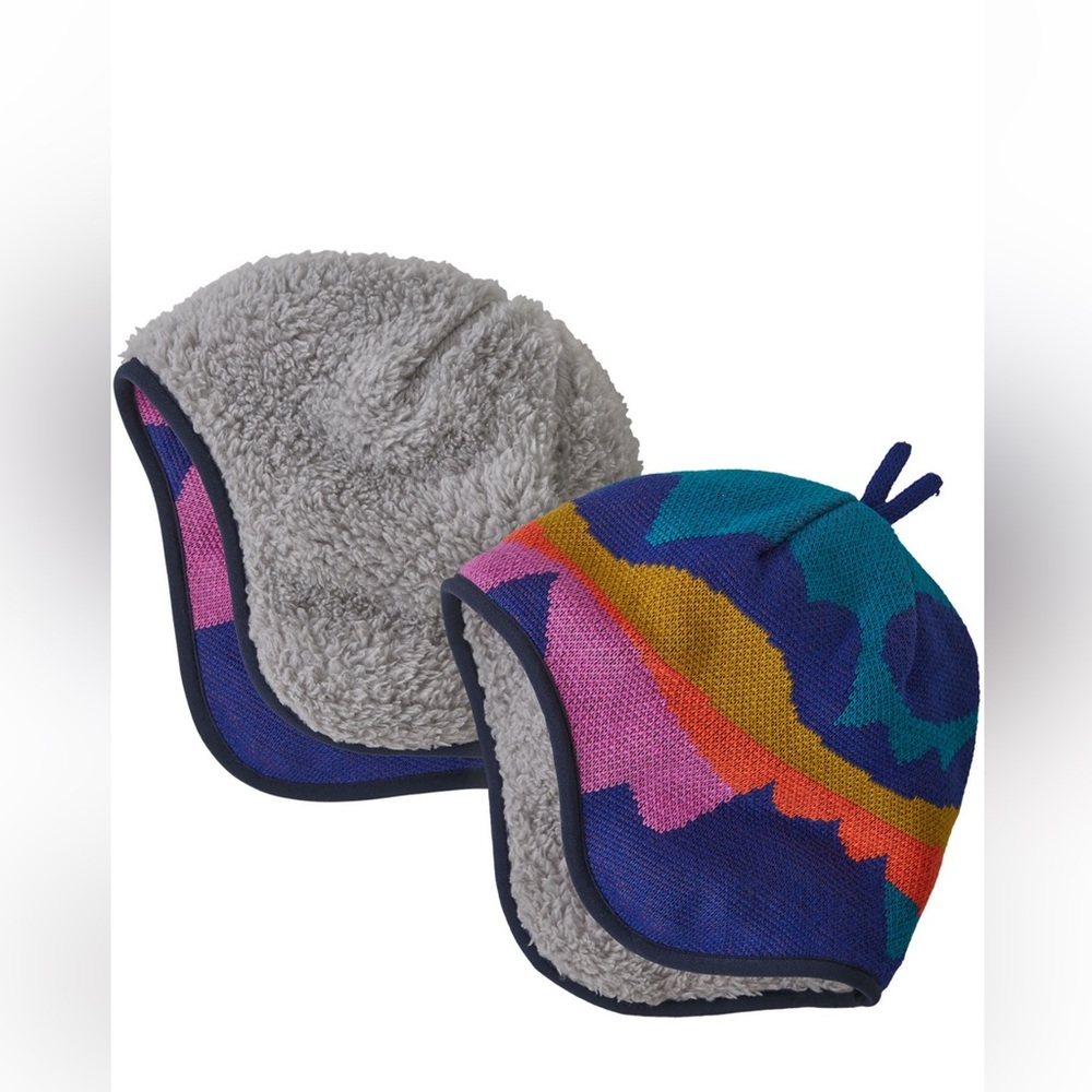 Patagonia Infant Reversible Beanie 18–24M – Frontera Passage Blue